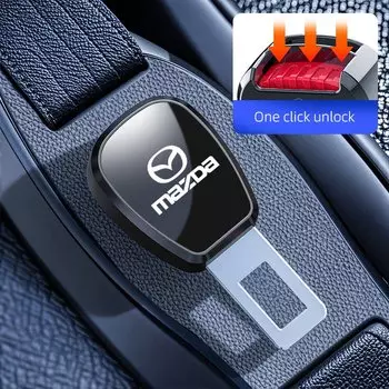 Удлинитель зажима для ремня безопасности, металлическая пряжка замка для значка для Mazda 3 6 CX5 2 CX3 CX9 MX5 RX8 Axela Demio Atenza MS GJI GH BK MP CX30