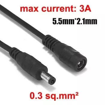 Удлинители постоянного тока DelightFire 5.5 мм 2.1 мм 5В 12В