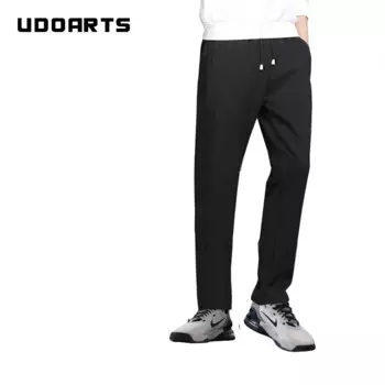 Udoarts мужские повседневные Хлопковые Штаны для бега на молнии