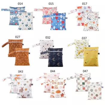 Удобная сумка для мокрых вещей, 2 шт. Многоразовая сумка для мокрой одежды и аксессуаров A2UB