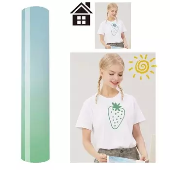 УФ-чувствительная Виниловая Термопереносная Пленка Из Искусственной Кожи, Меняющая Цвет, Для Рукоделия