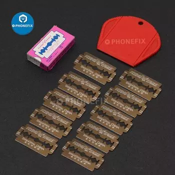 УФ-клеевой очиститель для телефонов и ЖК-дисплеев, скребок для удаления клея, нож для iPhone, iPad, Samsung, инструменты для ремонта