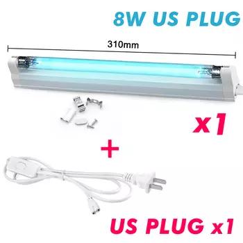 УФ кварцевая бактерицидная лампа PARKSON 6/8 Вт T5 220/110 В