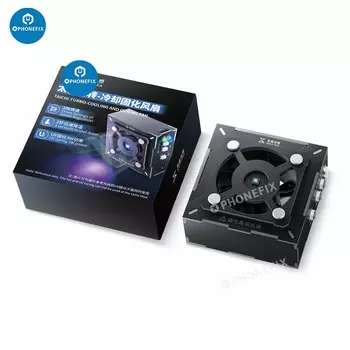 УФ-лампа Qianli Mega-Idea 2 в 1, 3 Вт, с вентиляторами турбо-охлаждения для восстановления печатных плат