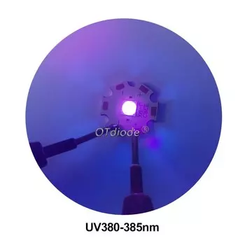 УФ светодиодные бусины OTdiode XML-5050 фиолетовые 10 Вт