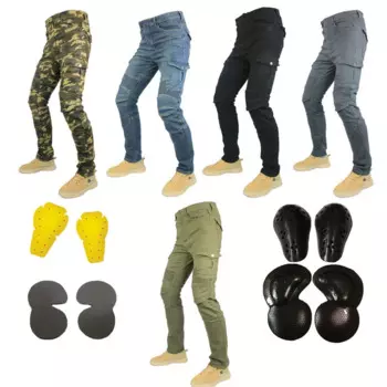 UGB06 Мотоциклетные джинсы Pantalones Motocicleta Hombre Джинсы с перьями Стандартная версия Брюки для мотоциклистов Брюки для летней езды