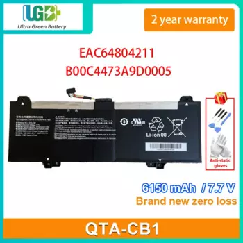 UGB Новая аккумуляторная батарея для ноутбука EAC64804211 B00C4473A9D0005 аккумулятор 6150mAh 7,7 V 47.3Wh