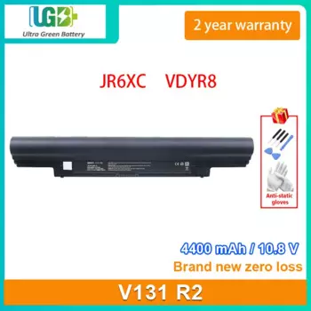 UGB Новый V131 R2 Аккумулятор для ноутбука Dell Latitude 3340 3350 JR6XC VDYR8 4400mAh 48Wh 10,8 V