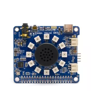 UGEEK Voice HAT для Raspberry berrypi 4B | Двойной микрофон AI Speaker для Pi 4 Model B | Усилитель WM8960 с RGB светодиодом | Сделай Сам ваш робот