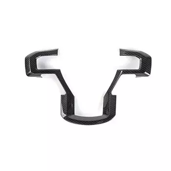 Углеродное волокно ABS для Ford Raptor F150 F-150 F 150 2015-2019, блестящий чехол на руль, декоративная нашивка, аксессуары