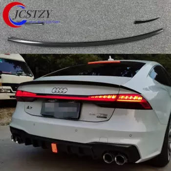Углеродное волокно АВТОМОБИЛЬНЫЙ СПОЙЛЕР БАГАЖНИКА ЗАДНЕГО КРЫЛА ДЛЯ AUDI A7 S7 RS7 C8