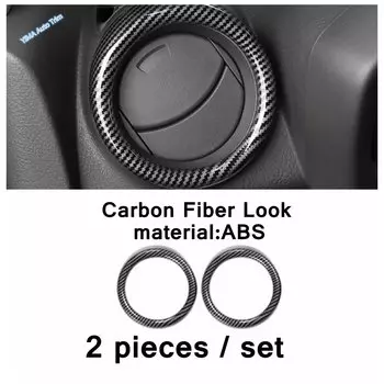 Ручной тормоз/кнопка подъема окна/рулевое колесо/крышка панели переключения передач, накладки, чаша дверной ручки, подходит для Toyota Rav4 2009-2012