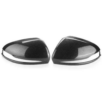 Углеродное волокно/глянцевое черное автомобильное зеркало заднего вида, боковая крышка крыла для Mercedes Benz C GLC S E Class W205 X253 W222 W213 W238