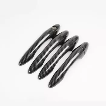 Углеродное волокно, хромированная Автомобильная дверная ручка, накладка, наклейка для KIA Sportage MK3 SL 2011 2012 2013 2014 2015, аксессуары