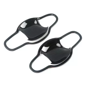 Углеродное волокно с принтом для Toyota C-HR CHR 2016-2020, внешняя боковая дверная ручка, крышка, молдинг, хромированная дверная чаша, накладка, рамка