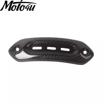 Углеродное волокно, выхлопная тепловая защита, защитная накладка для Ducati Hypermotard 821 939 2013 2014 2015 2016 2017 2018