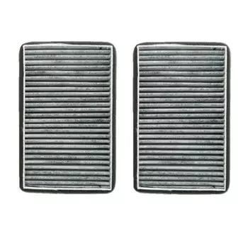 Углеродный фильтр для салона с 2 отверстиями для Vw Sagitar CC Passat Magotan Golf Tiguan Touran Audi Skoda Octavia, внешние 2 фильтра OEM: ST100