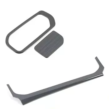 УГЛЕРОДНЫЙ внешний вид, хромированный для Haval F7 F7X 2019 2020, ручка перчаточного ящика, кондиционерная панель, рамка, крышка, отделка, наклейка, нержавеющая сталь