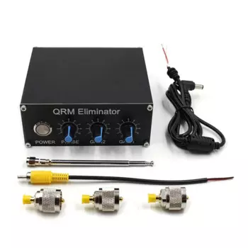 Угломер сигнала QRM X-Phase HF Bands 1 МГц до 30 МГц, угломер сигнала QRM из алюминиевого сплава, Устранитель сигнала с циферблатом и ручкой