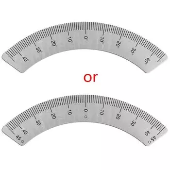 Угловая линейка 45 градусов OOTDTY из алюминиевого сплава