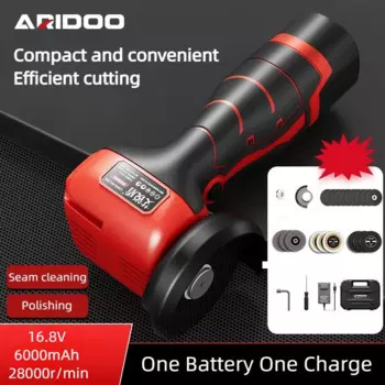 Угловая шлифовальная машина, 16,8 в, 28000 об/мин, 6000 мАч