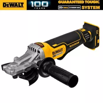 Угловая шлифовальная машина DEWALT DCG413FB лопастной переключатель 20 В 125 мм с бесщеточным электроинструментом Dewalt KICKBACK BREAK