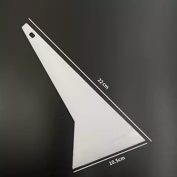 Угловой скребок, белый для автомобильной наклейки, 3D углеродное волокно, установка, виниловая пленка, скребок для упаковки, инструменты для окон A99