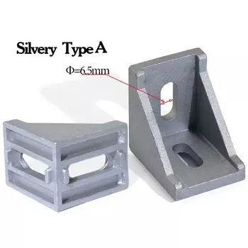 Угловые кронштейны NERISXB для алюминиевого профиля 3030