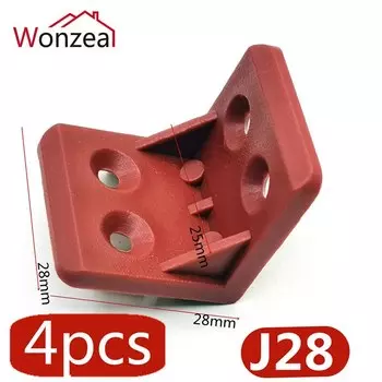 Угловые кронштейны Wonzeal, пластиковые, 2/4/8 шт