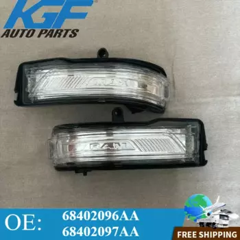 Указатель поворота бокового зеркала, подходящий для Dodge Ram 1500 2019-2023, индикатор зеркала заднего вида 68402096 АА 68402097 АА