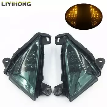 Указатели поворота для мотоциклетных линз KAWASAKI ZX10R 2006-2007 ZX6R 2005-2011 Z1000 2007-2009 Ninja 650R 06-08 дым/прозрачный