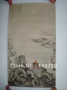 Украшение дома материал ручная роспись шелковые обои живопись пейзаж много фотографий опционально
