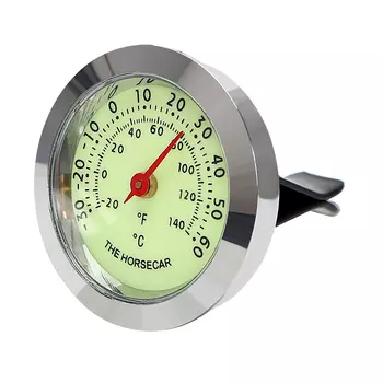 Украшение LEEPEE, клипса для вентиляционного отверстия, светящийся термометр, гигрометр, автотовары, украшения для автомобиля, аксессуары для салона автомобиля