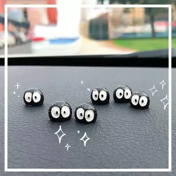 Украшения для авто MOONBIFFY черные эльфы 5/10/20 шт