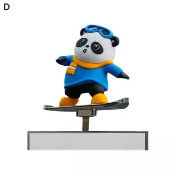 Украшения для автомобильного скейтборда, приборной панели, медведь, украшение для автомобиля, интерьерные украшения автомобиля, раздвижные украшения для приборной панели