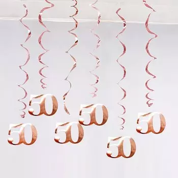 Украшения для дня рождения MOONBIFFY, розовый золото