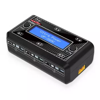 Ультрамощное зарядное устройство UP-S6AC Smart Blance, разрядное устройство, 6 каналов, 1S для LiPo/LiHV/LiIon/LiFe, аккумулятор переменного тока 100-240 В постоянного тока 11-18 В