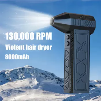 Ультрамощный высокоскоростной воздушный вентилятор Mini Turbo Jet для быстрой очистки от пыли, идеально подходит для домашней электроники