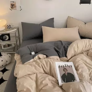 Ультрамягкий роскошный комплект постельного белья из 3 предметов, 1 пододеяльник, 2 Наволочки, гипоаллергенный Комплект постельного белья с 2 наволочками