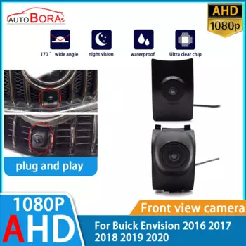 Ультрапрозрачная камера ночного видения ZhuCamX AHD 1080P с логотипом, парковочная камера переднего вида для Buick Envision 2016 2017 2018 2019 2020