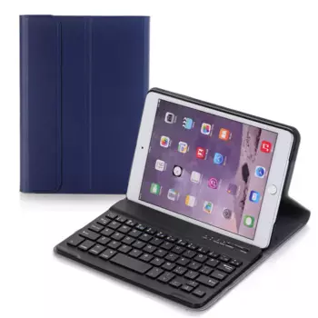 Ультратонкий легкий умный чехол-книжка из искусственной кожи для iPad mini 1/2/3 + Съемная Беспроводная Bluetooth-клавиатура