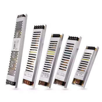 Ультратонкий Светодиодный источник питания AC 180-260V To DC 12 V 24V 60W 100W 150W 200W 250W 400W, Трансформаторы освещения