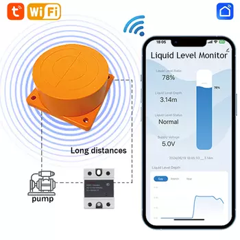 Ультразвуковой датчик расхода воды Tuya