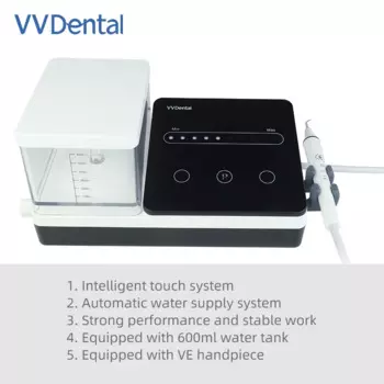 Ультразвуковой скалер VVDental с цифровым дисплеем, умное прикосновение, автоматическое отключение, защита от протечек, очиститель зубов, стоматология