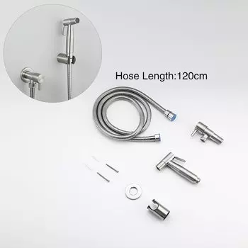 ULA матовый портативный распылитель для биде из нержавеющей стали, смеситель для унитаза и биде, клапан Shattaf для ванной комнаты, струйный набор, гигиенический душ