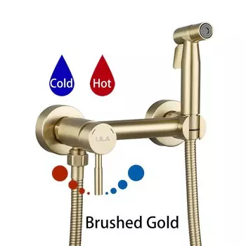 ULA Смеситель для душа и биде черный