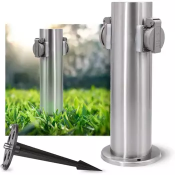 VANDOOTEC наружная розетка IP44 3680 Вт 2 евророзетки