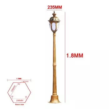 Уличная лампа Ynhaw, алюминий, 1,8 м