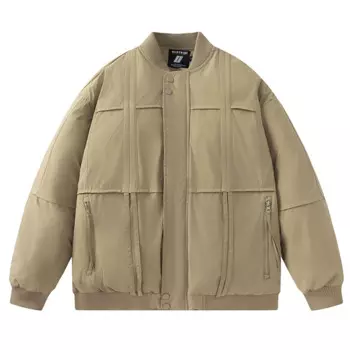 Уличная одежда в стиле хип-хоп, мужские парки, куртки Patchowrk, зимние куртки в стиле Харадзюку, куртки большого размера с подкладкой, черная свободная повседневная верхняя одежда, пуховая куртка