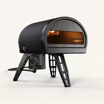 Уличная печь для пиццы Roccbox, черная, портативная, на газе и дереве, для ресторанов